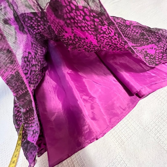 Silk AX Armani exchange  On knee dress Size 0 - Picture 8 of 14